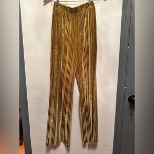 BP Gold Velvet Wide Leg Pants